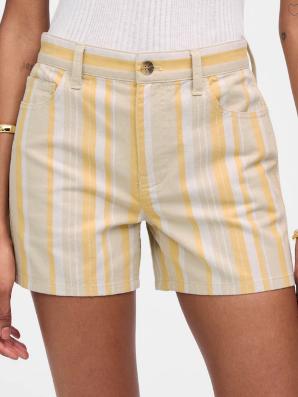 Madewell Rumpled Cotton Twill Shorts
